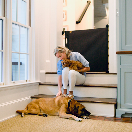 Oil Waxed Canvas Pet Safety Gate